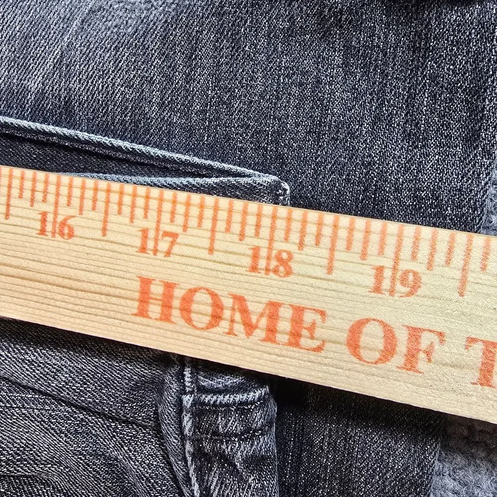 Levi’s 501 Jeans Mens 36x30 Charcoal Gray Button Fly Straight Leg Denim